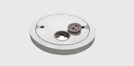Schachtabdeckung mit Einsatzdeckel